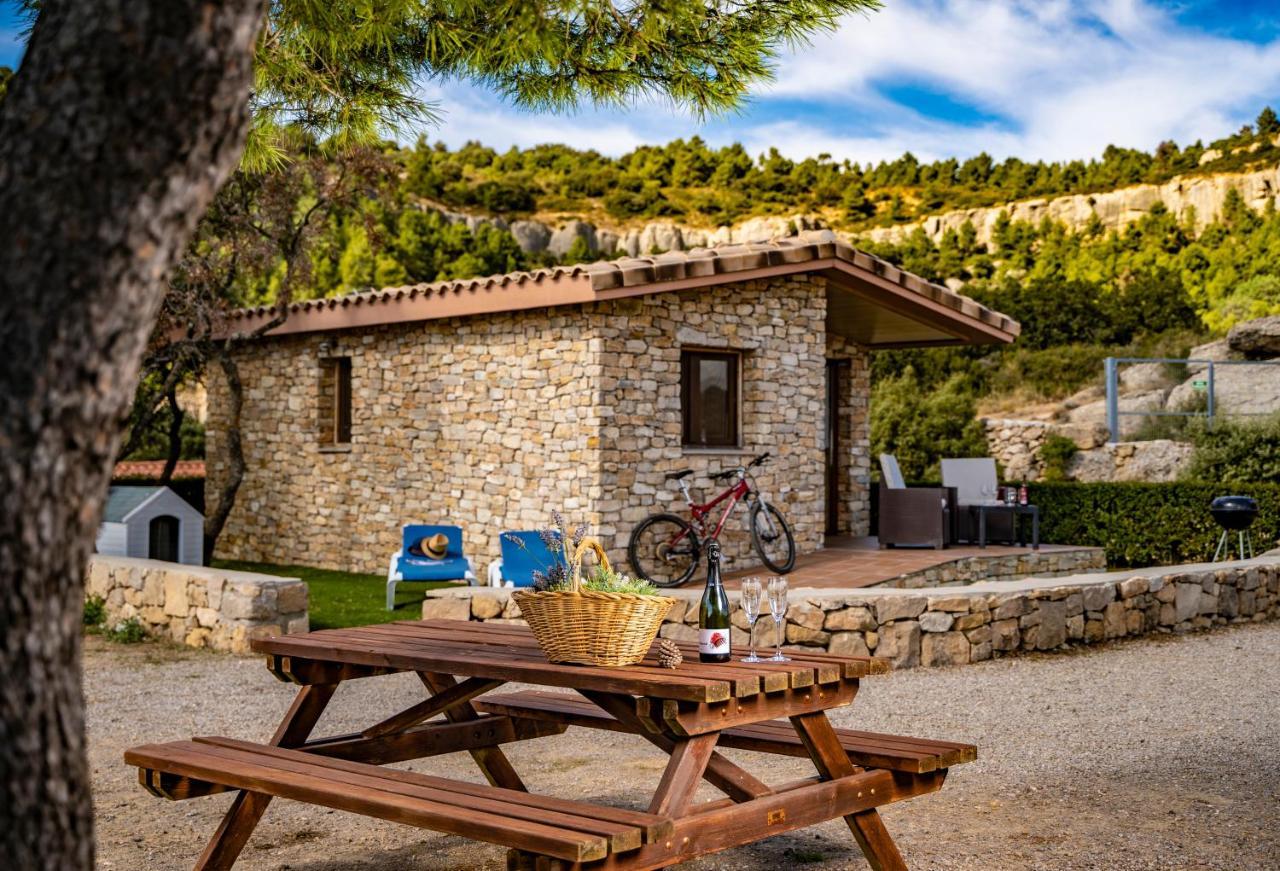 Camping Bungalow Serra De Prades Resort Vilanova de Prades Экстерьер фото